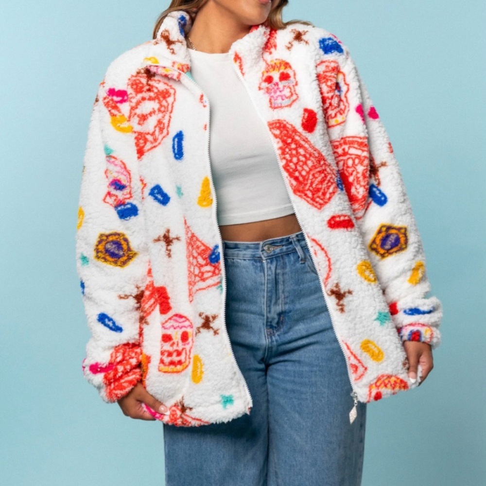 Harry Potter Honeydukes Sherpa Jacket Size XL